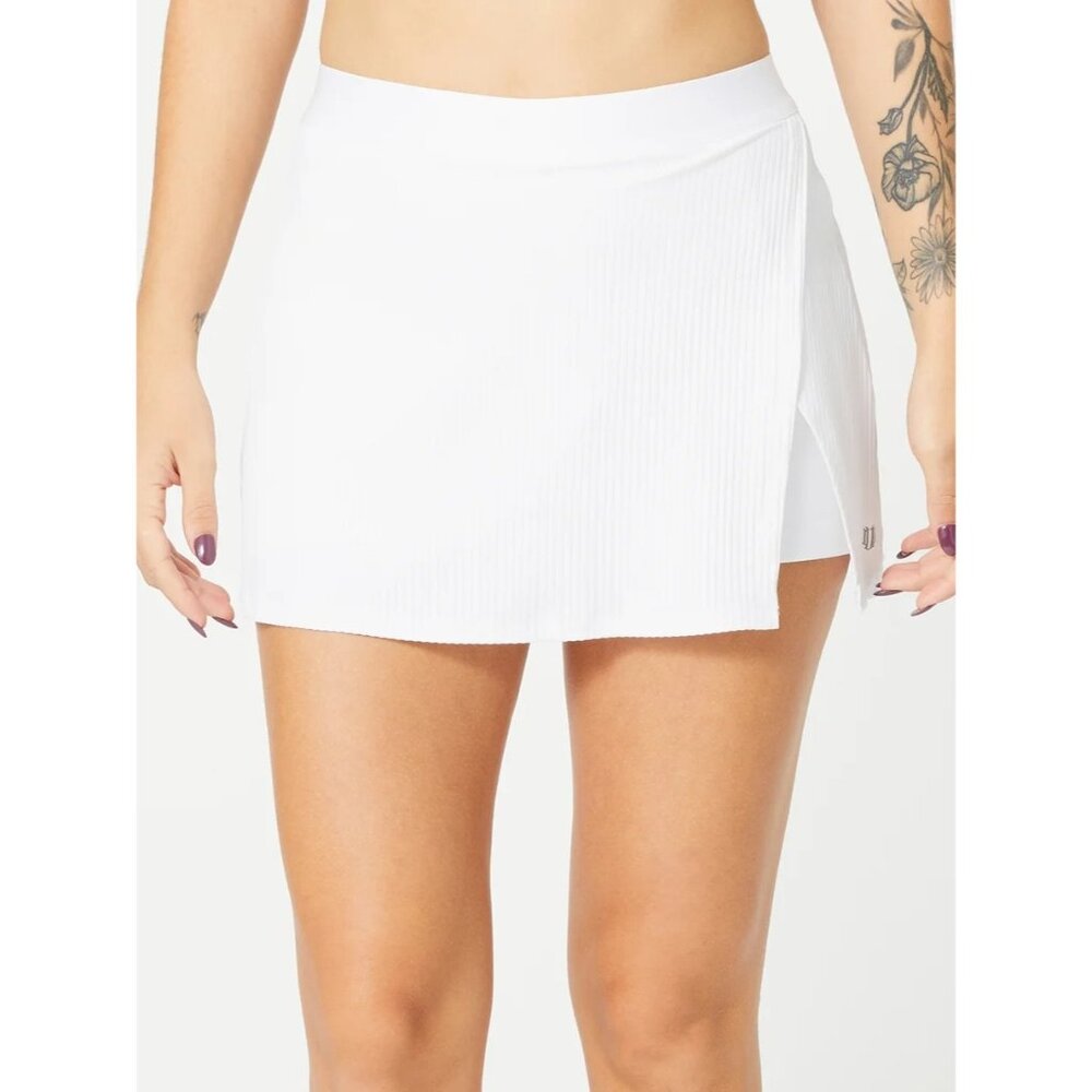 ELEVEN by Venus Williams size Medium WHITE Can't Stop Won't Stop Tennis SKORT